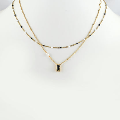 Dusk To Pearl Necklace