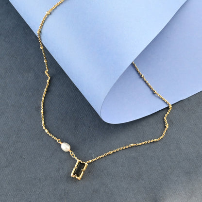 Dusk To Pearl Necklace