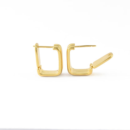 Gleaming Vine Hoops Earrings