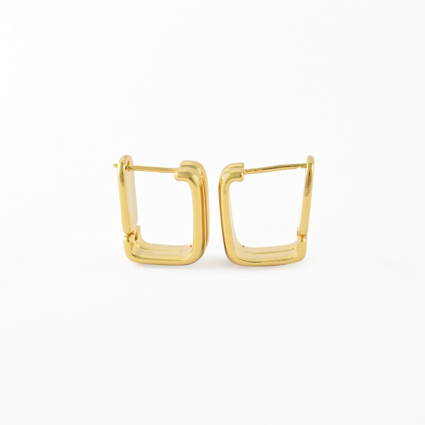 Gleaming Vine Hoops Earrings