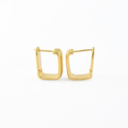 Gleaming Vine Hoops Earrings