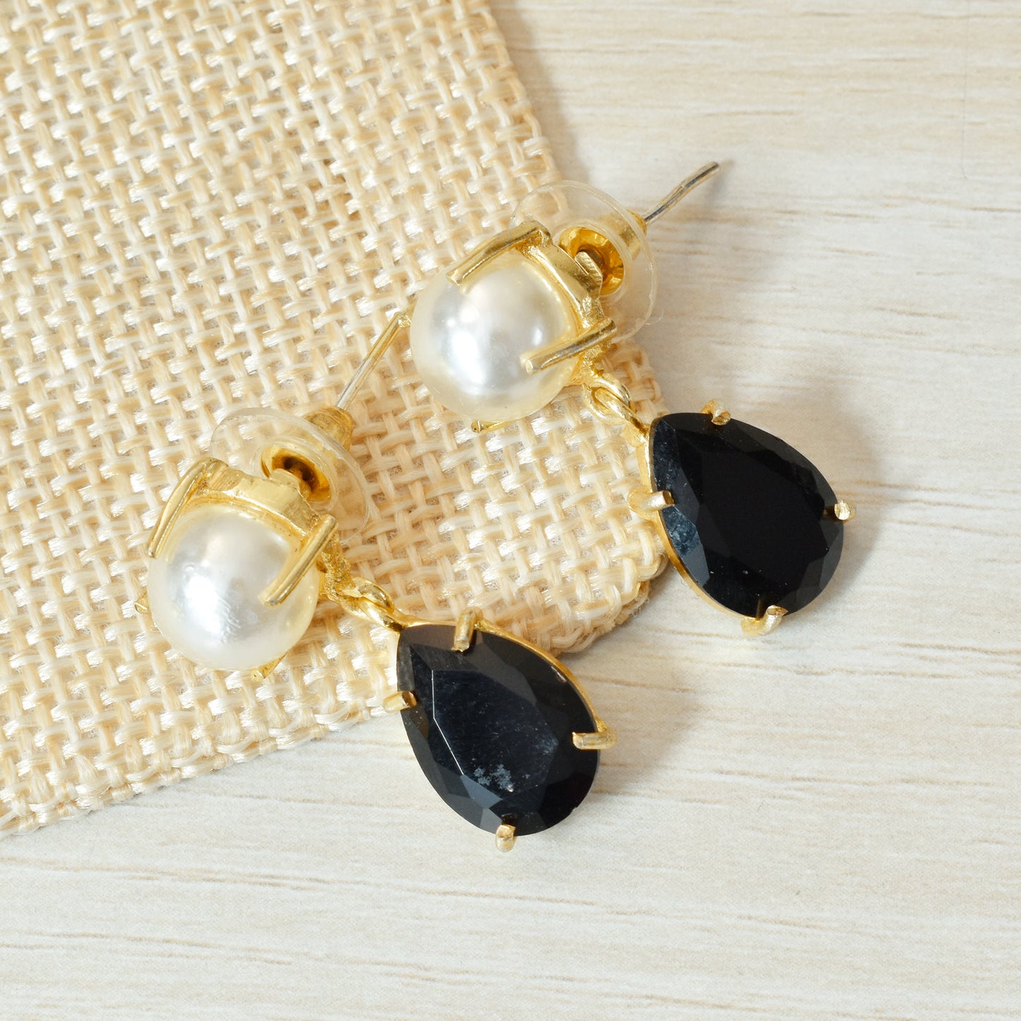 Black & White Drama Earrings