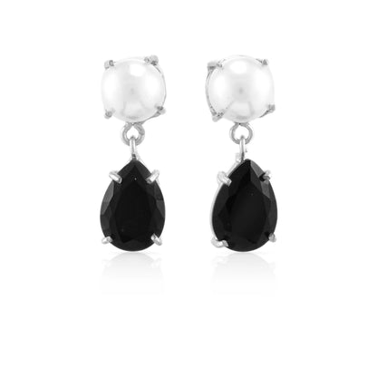 Black & White Drama Earrings