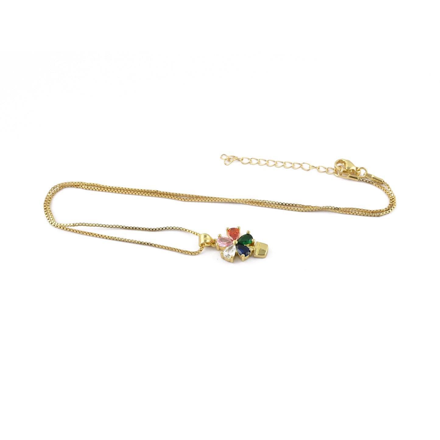 Rainbow Florette Necklace