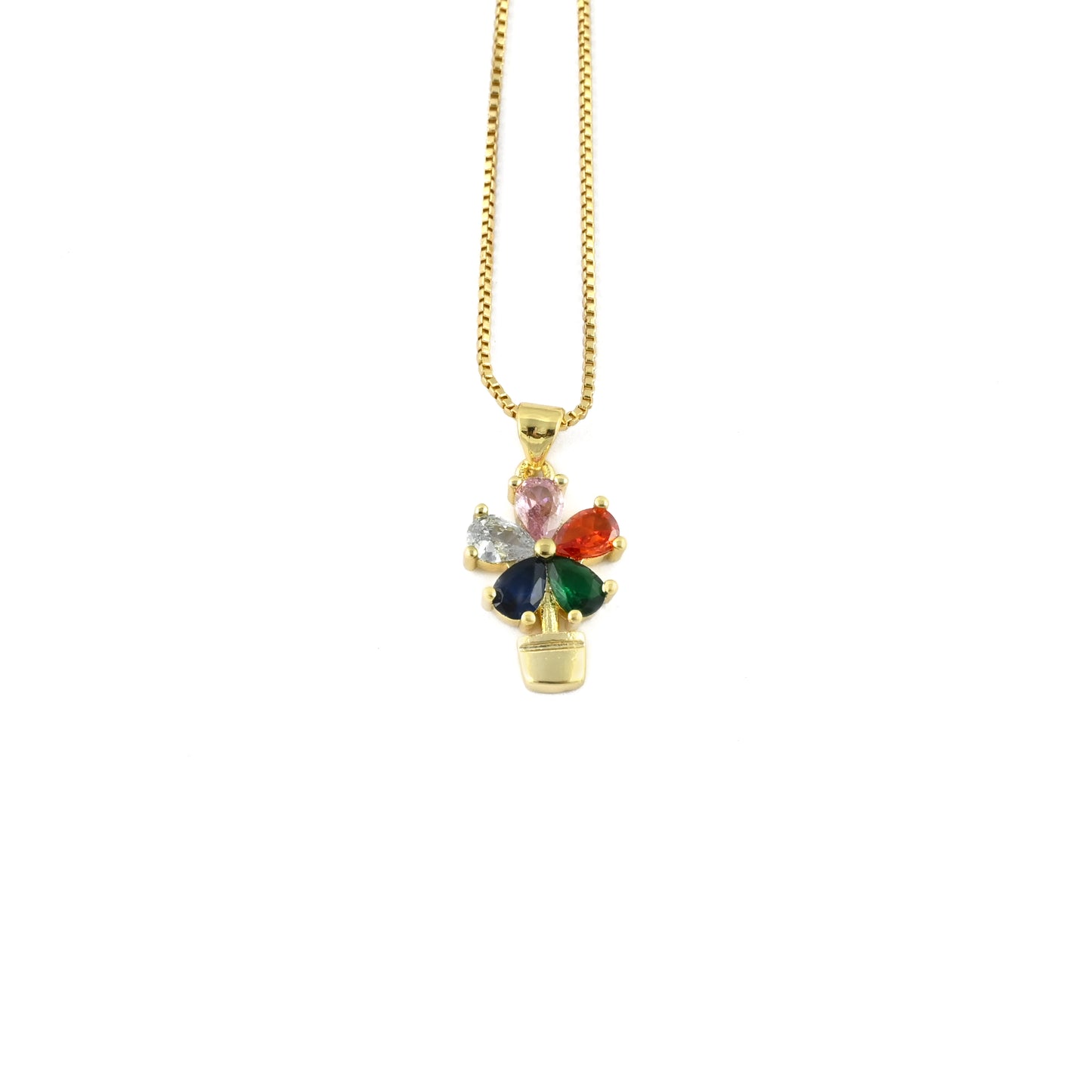 Rainbow Florette Necklace