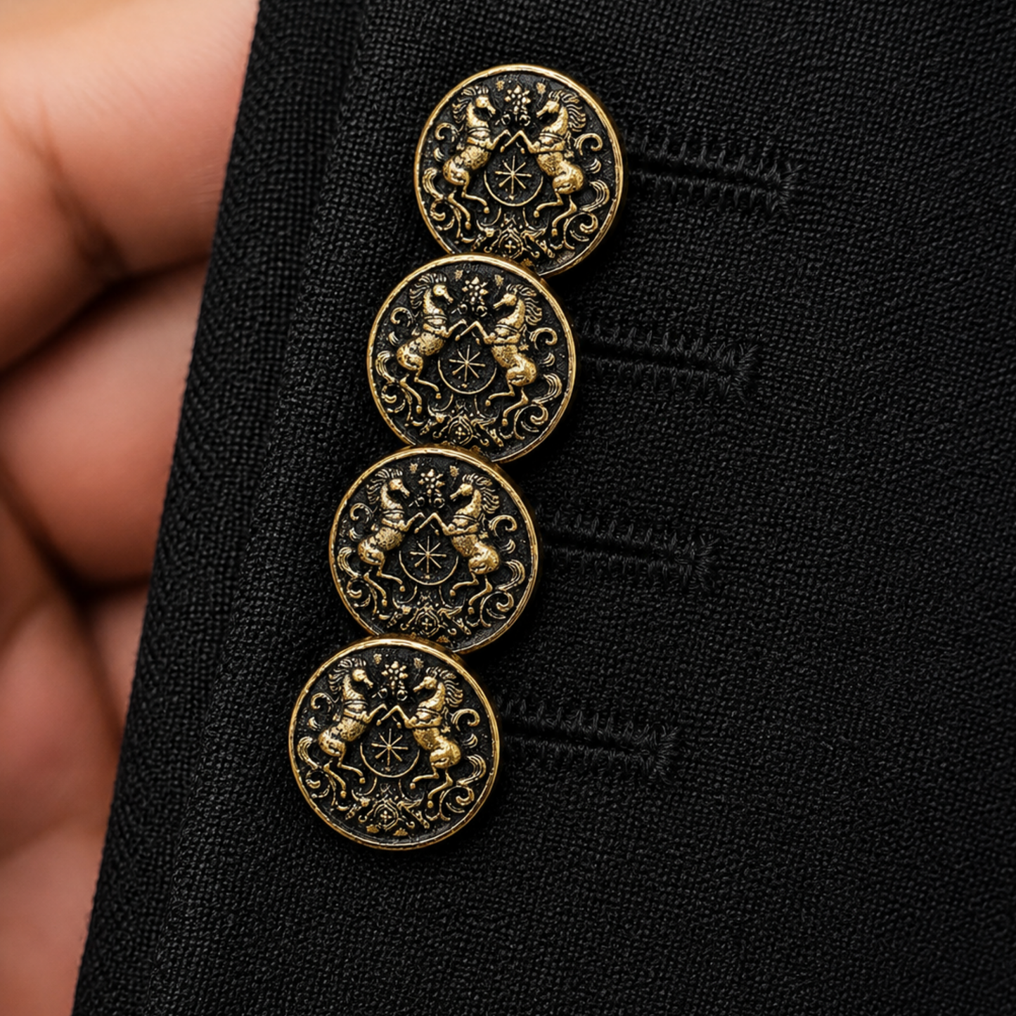 Classic Crest Button