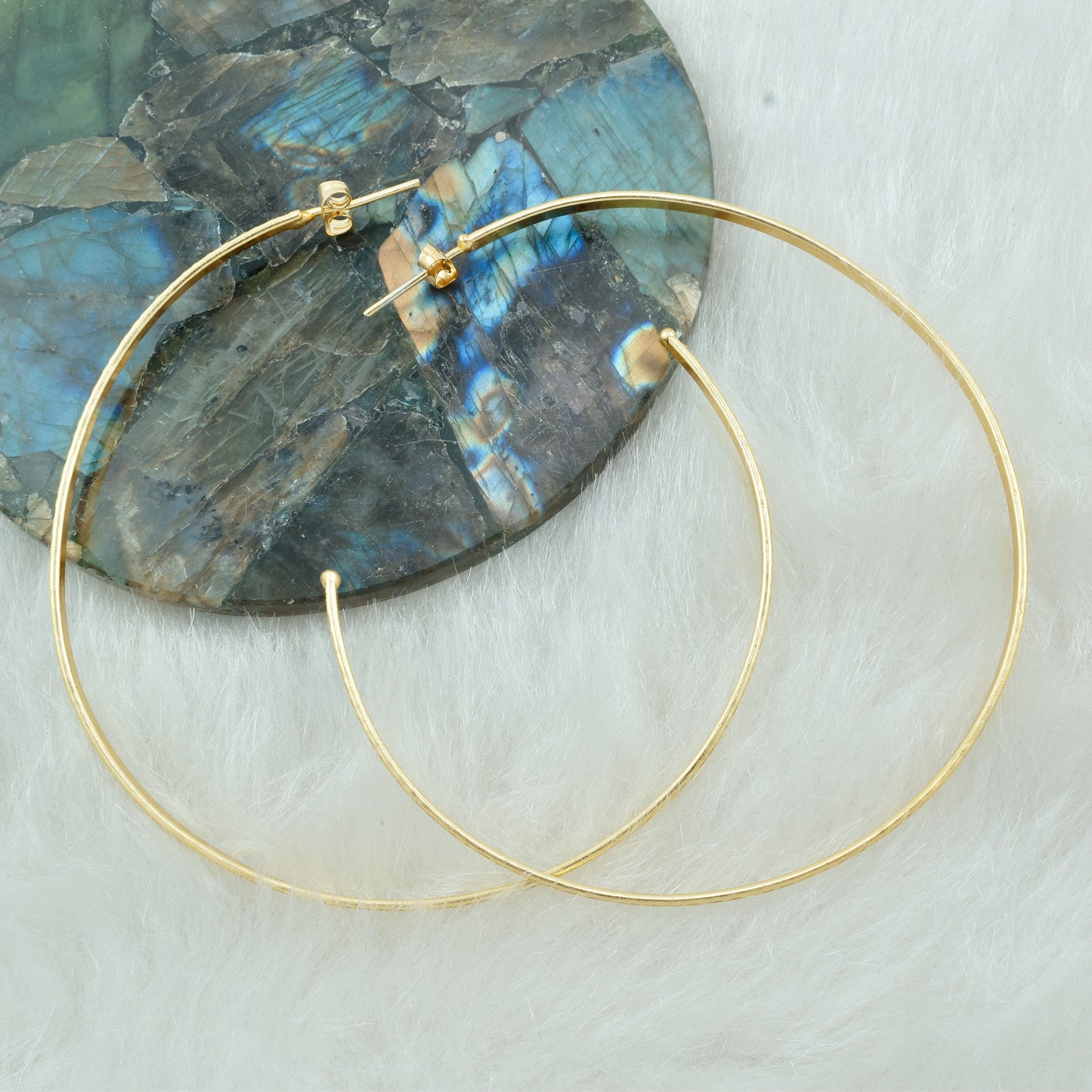 Power Curve Hoop Earrings