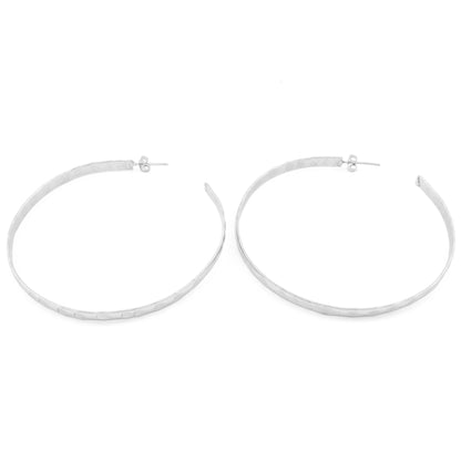 Golden Arc Hoop Earrings