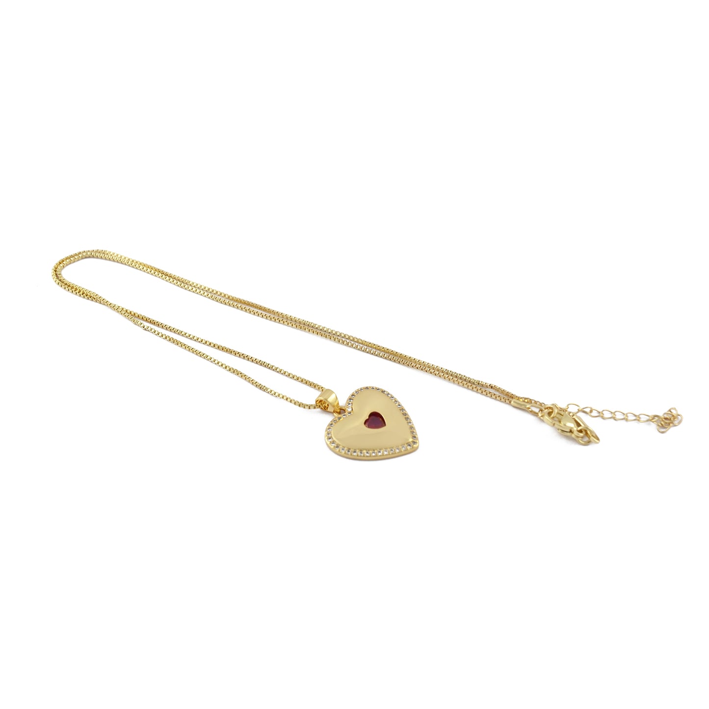 Heart In Heart Necklace