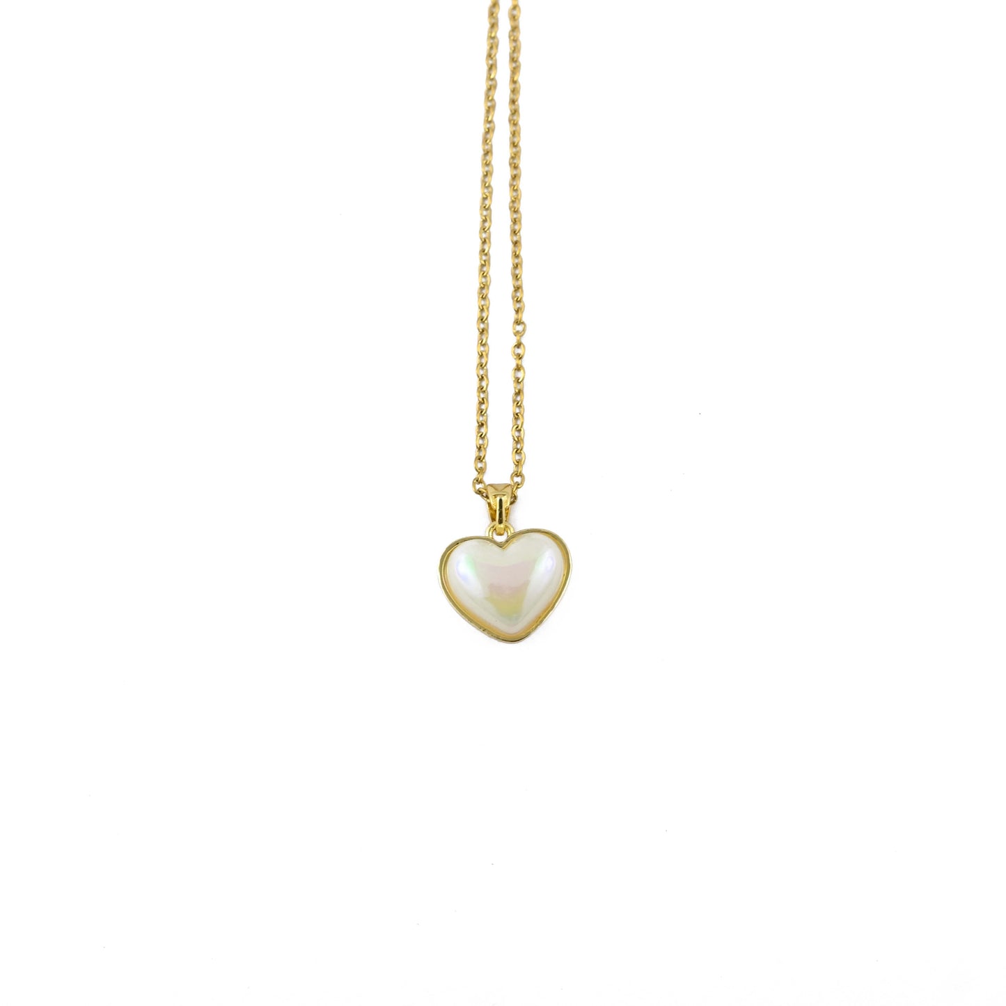 Sparkling Heart Reversible Necklace