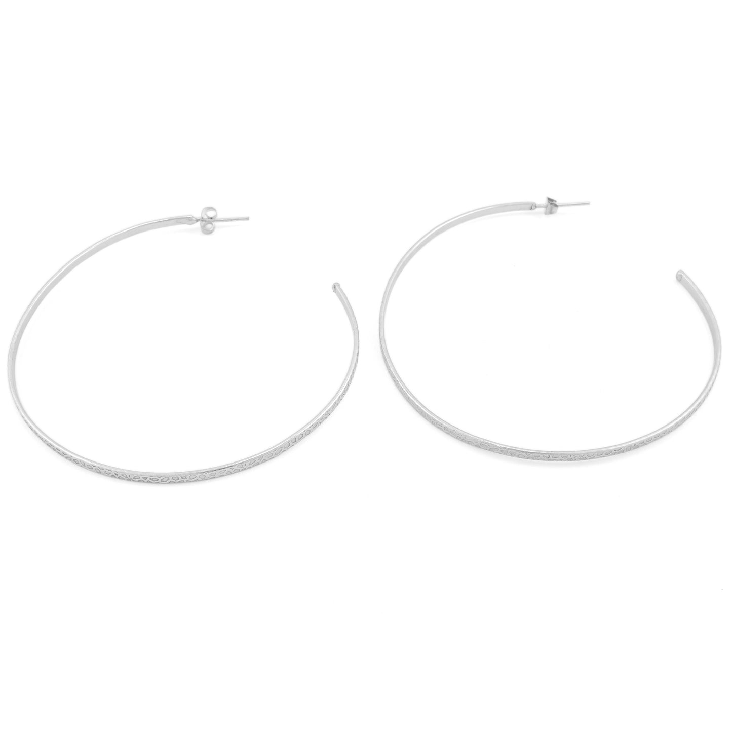 Power Curve Hoop Earrings