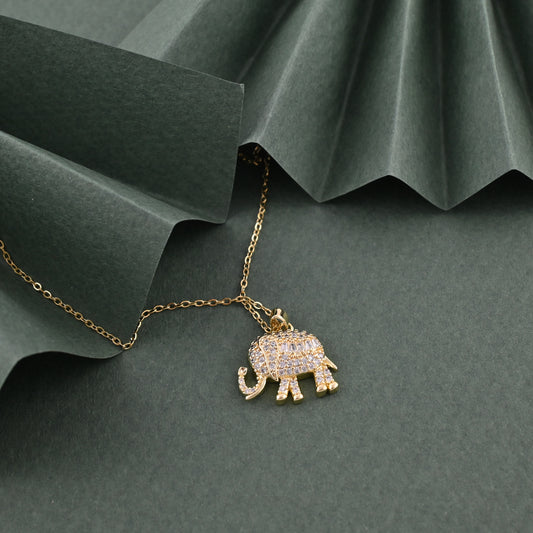 Blingy Elephant Necklace