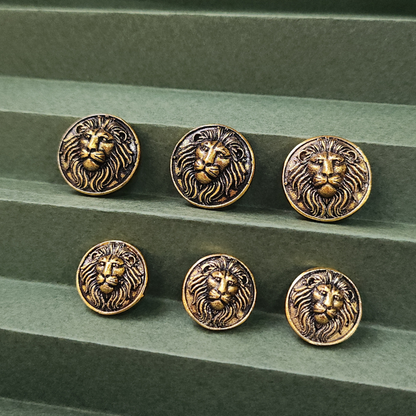 Noble Lion Button