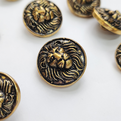 Noble Lion Button