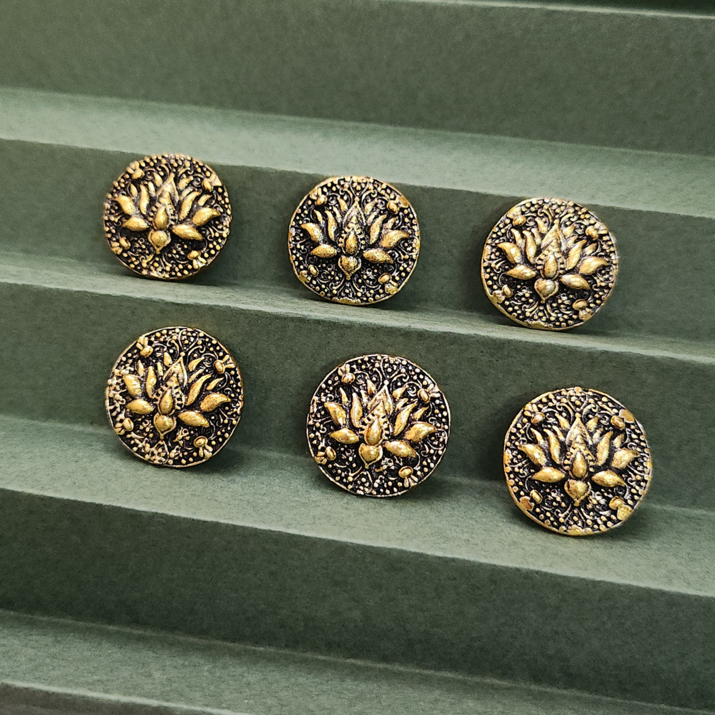 Lotus Bloom Button