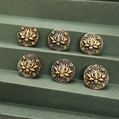 Lotus Bloom Button