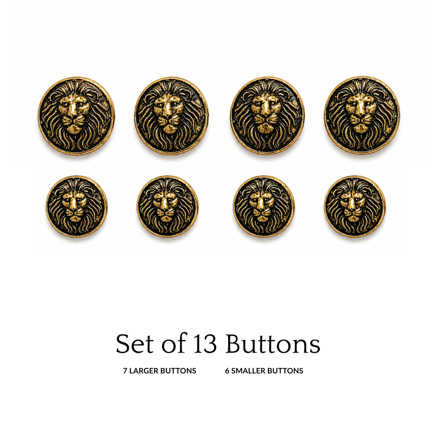 Noble Lion Button