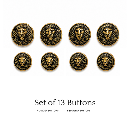 Noble Lion Button