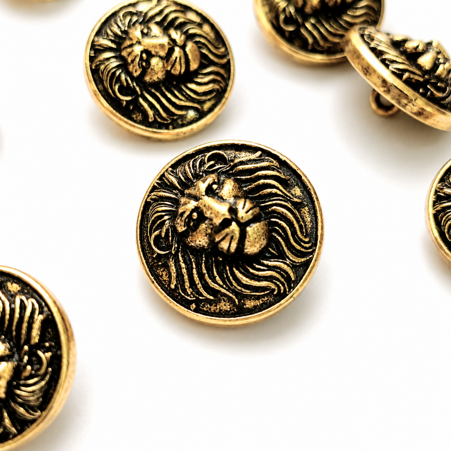 Noble Lion Button