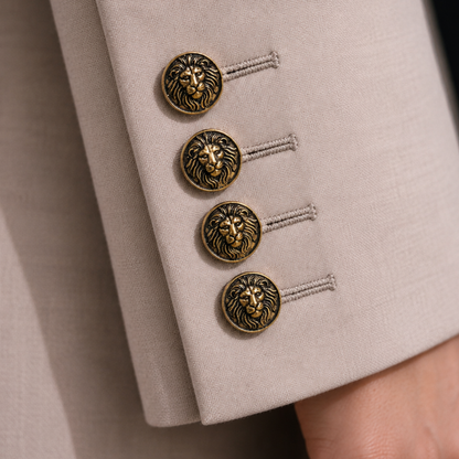 Noble Lion Button