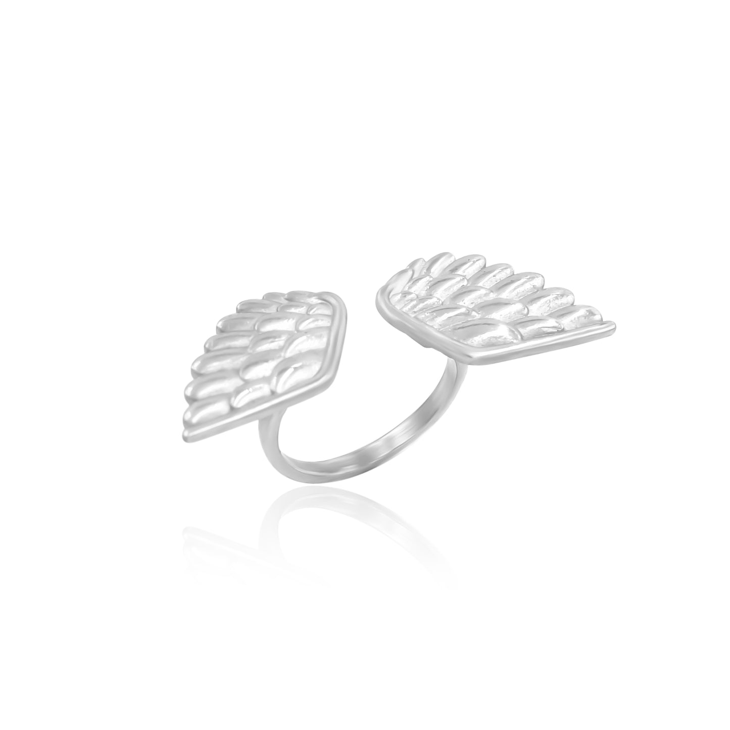 Open Angel Wings Ring