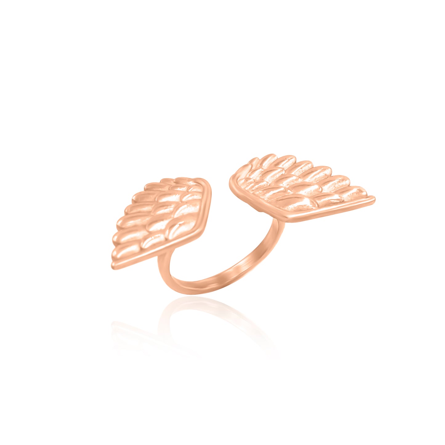 Open Angel Wings Ring