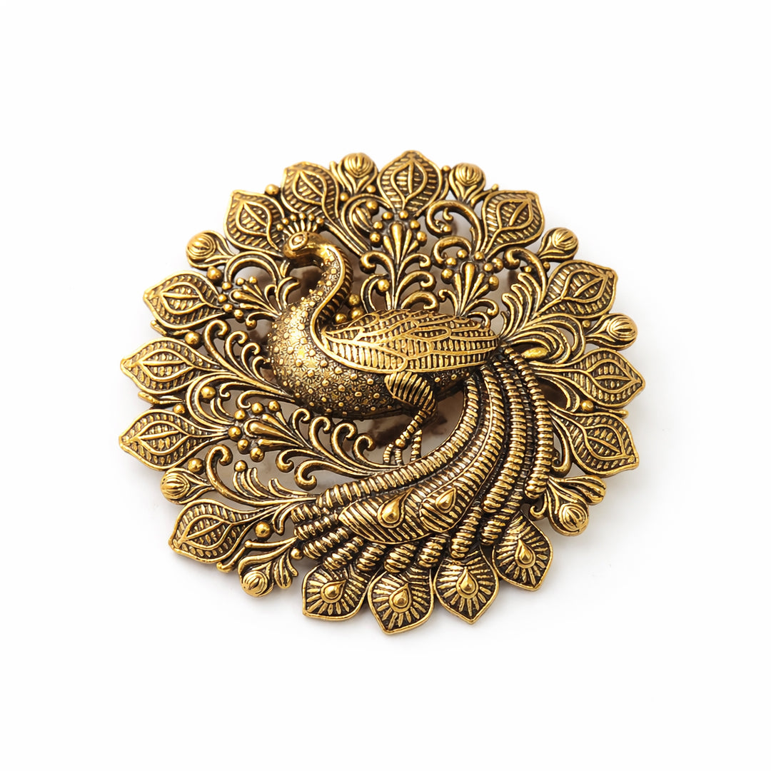 Royal Peacock Brooch