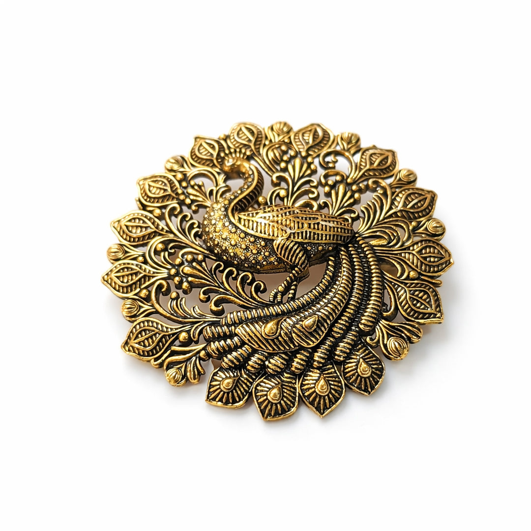 Royal Peacock Brooch