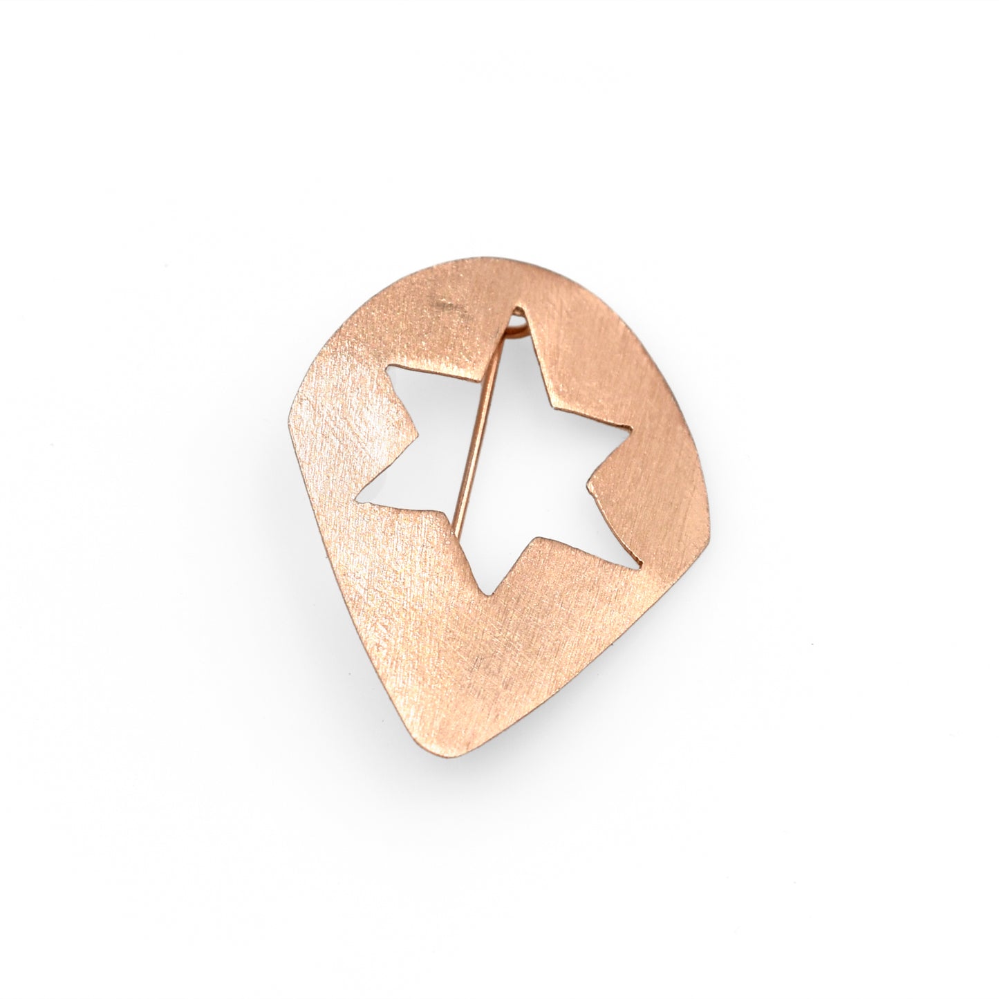 Star In The Drop Brooch Pin