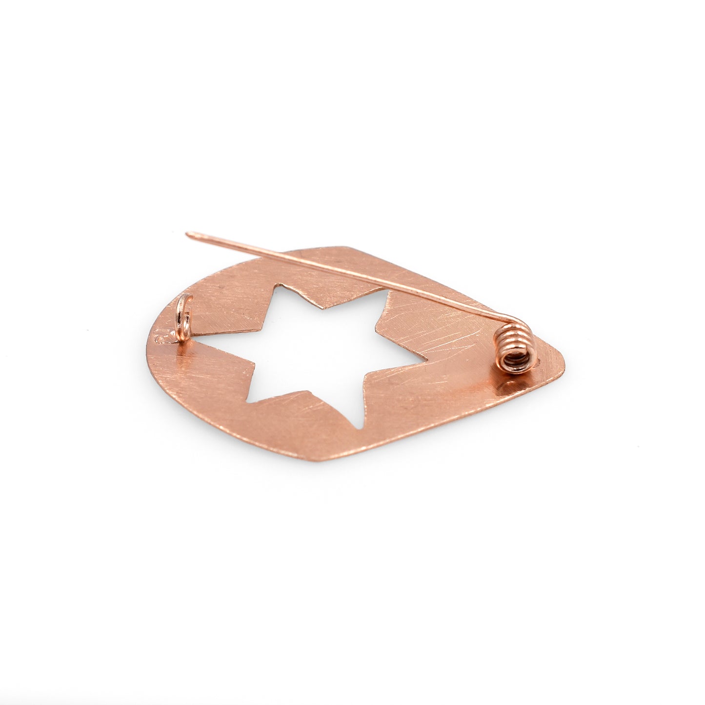 Star In The Drop Brooch Pin