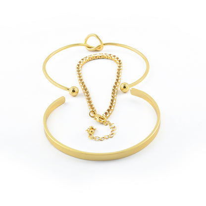 Gleam & Grace Trio Bracelet