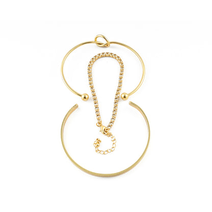 Gleam & Grace Trio Bracelet