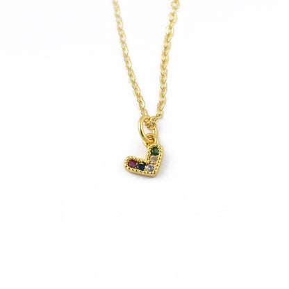 Minimal Heart Necklace