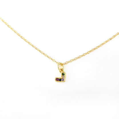 Minimal Heart Necklace