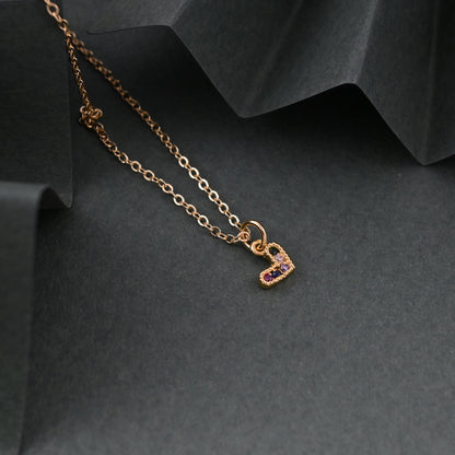 Minimal Heart Necklace