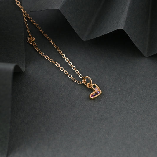 Minimal Heart Necklace