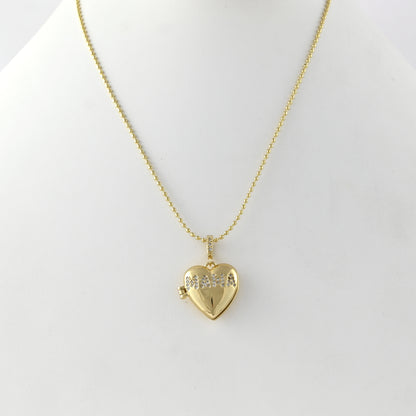 MAMA In Heart Necklace