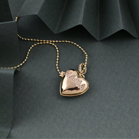 MAMA In Heart Necklace