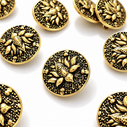 Lotus Bloom Button