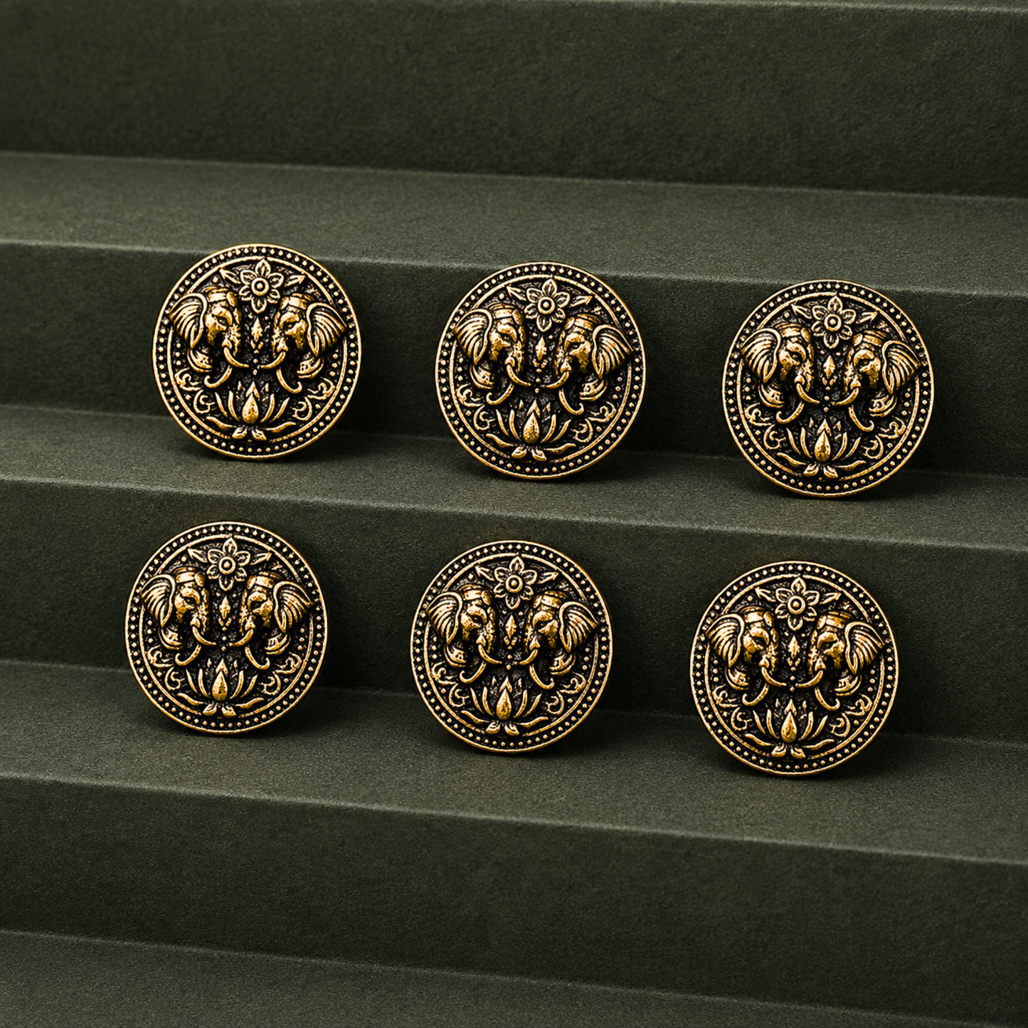 Gajraj Lotus Button