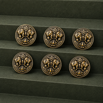 Gajraj Lotus Button