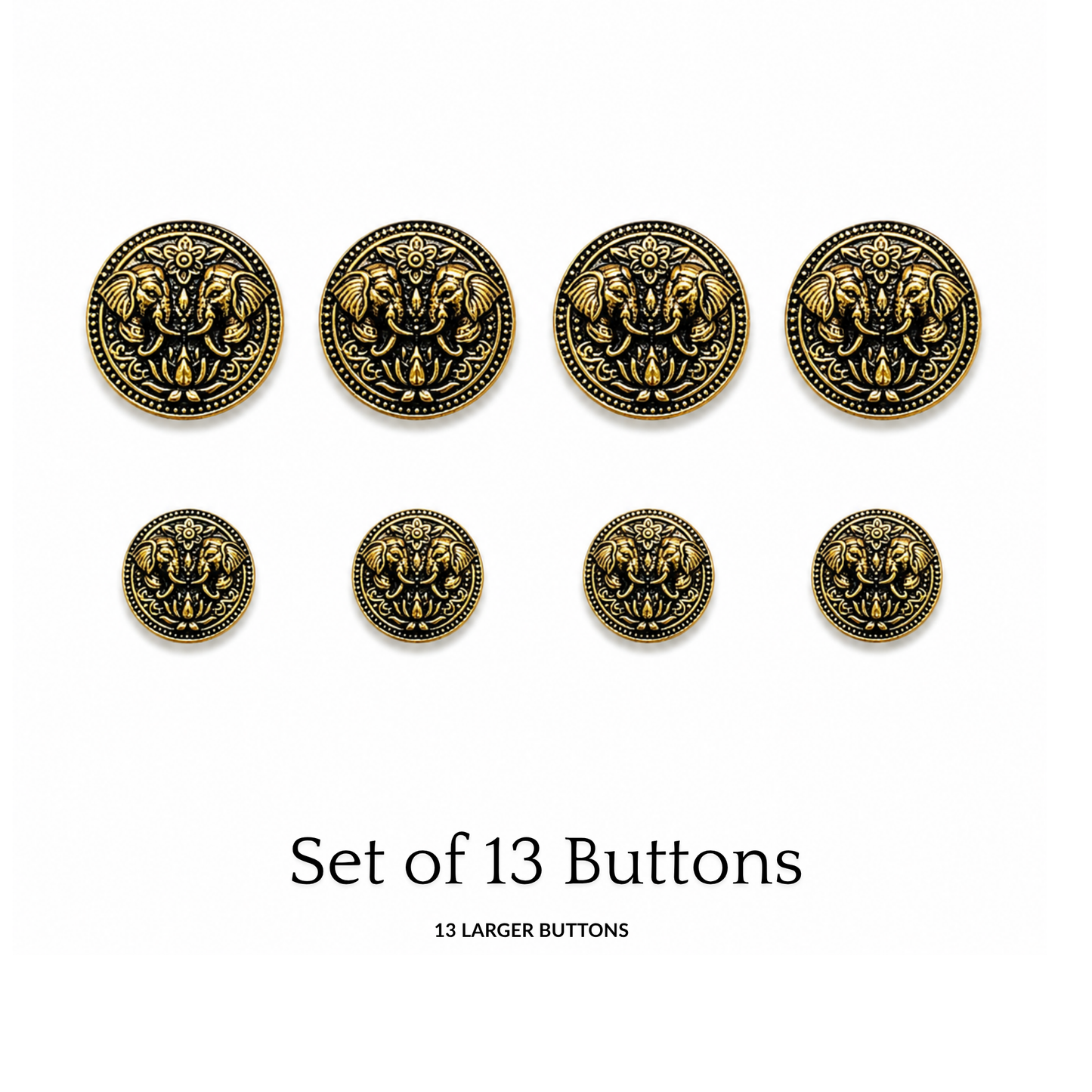 Gajraj Lotus Button