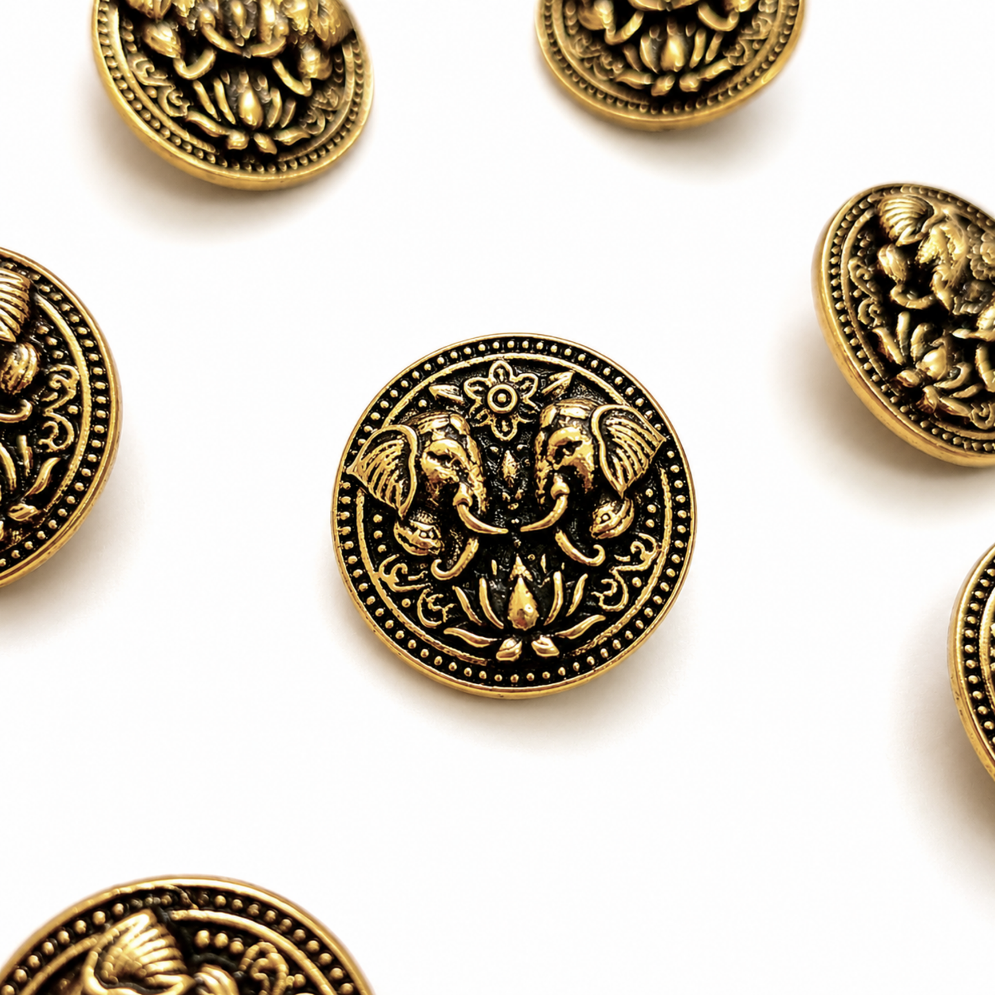 Gajraj Lotus Button
