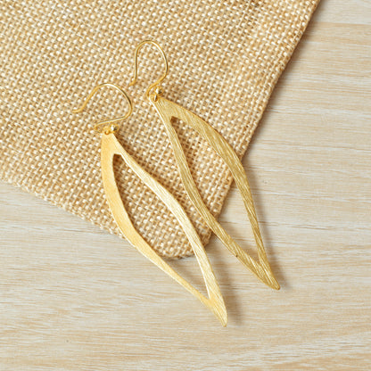 Petal Drop Hook Earrings