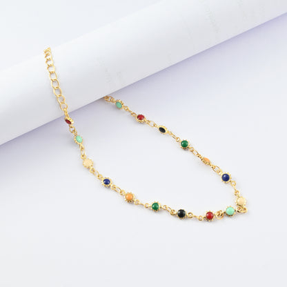 Rainbow Drift Anklet
