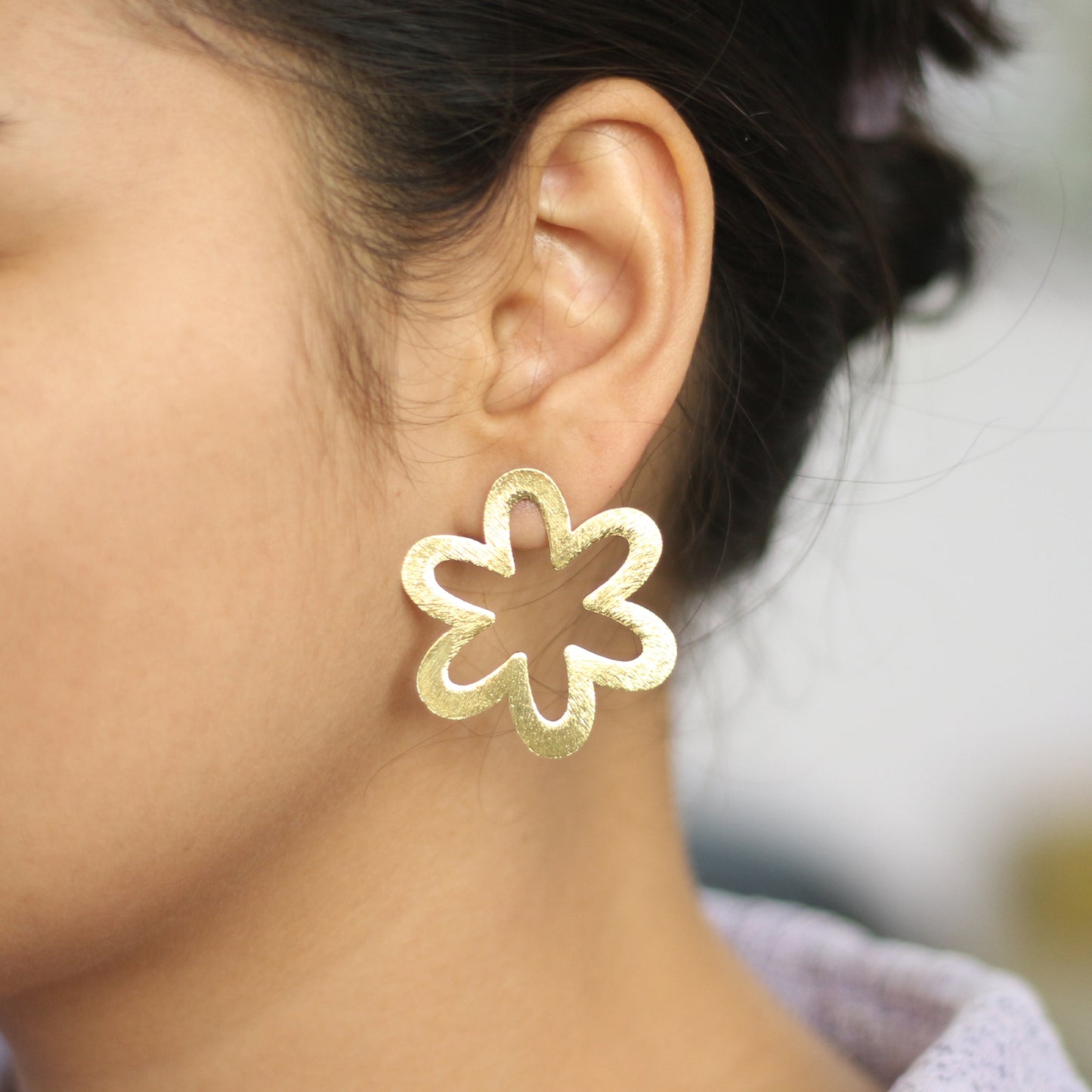 Floral Beauty Stud Earrings