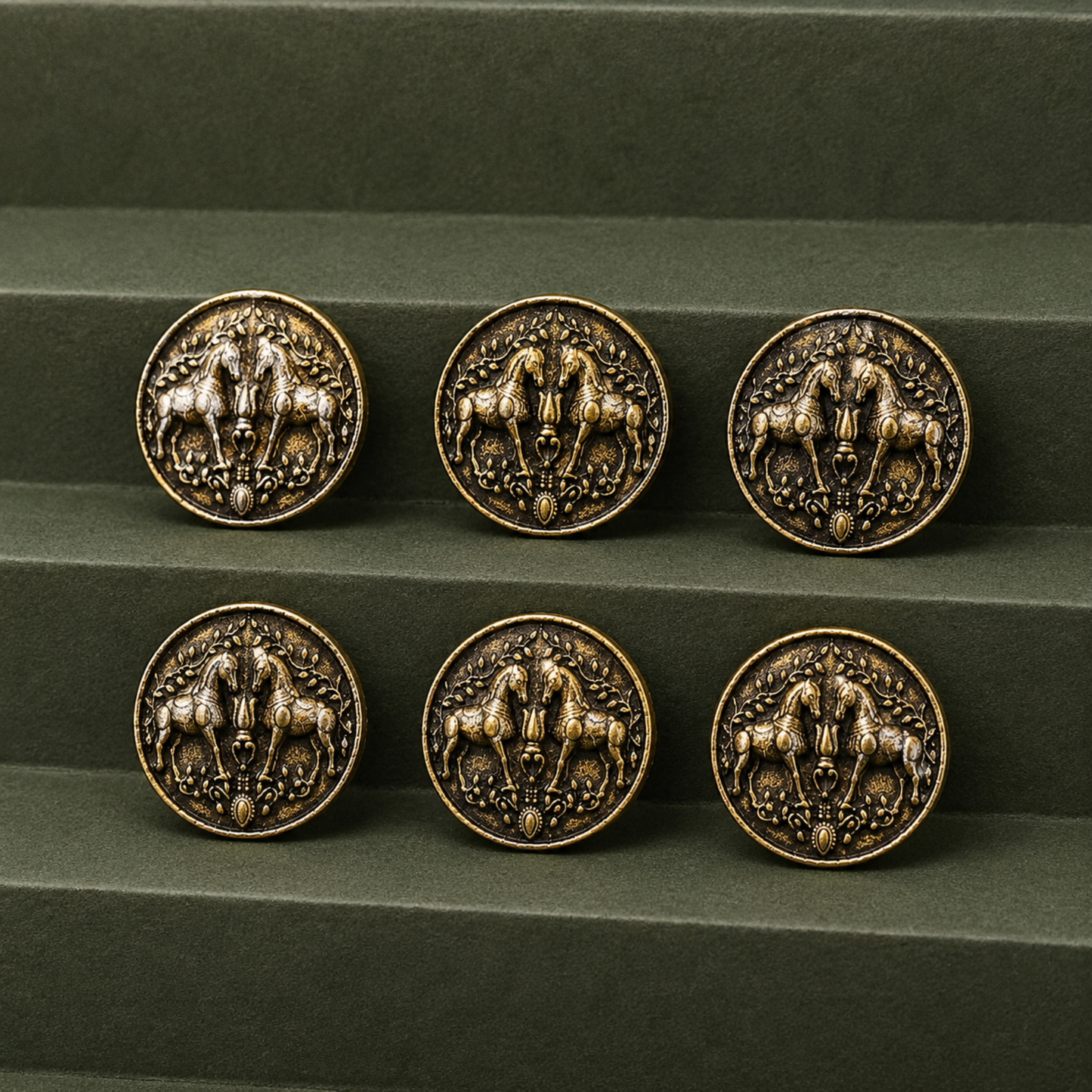 Rajputana Stallion Button