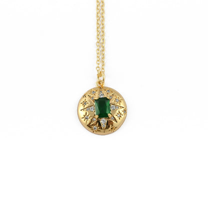Emerald Eclipse Necklace