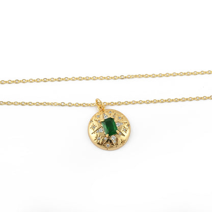 Emerald Eclipse Necklace
