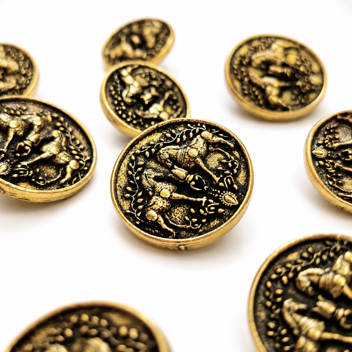 Rajputana Stallion Button